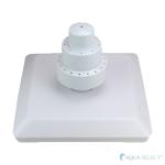 Grecian Triple Tier Floating Pool Fountain - White