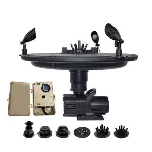 1/2 HP Floating Pond Fountain with Color Lights