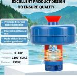 Oxygenation Pump and Floating Aerator Fountain