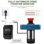 1HP Floating Pond Fountain Aerator with 100ft Cord
