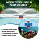 Oxygenation Pump and Floating Aerator Fountain