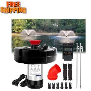 Pond Fountain Aerator 750W -Pond Fountain -1HP 15000 GPH Floating Aerator Pump-1