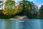 Scott Aerator Great Lakes Large Pond Fountain- 3/4 HP 230V with 100 ft. Cord | Aerating Fountain for Lakes & Ponds | Maintenance Free Stainless Steel | 5 Pattern | Nozzles Included