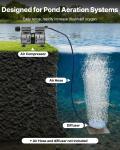 VEVOR Pond Aerator for Lake up to 3 Arces 5.2CFM 3/4HP Air Compressor 550W Motor