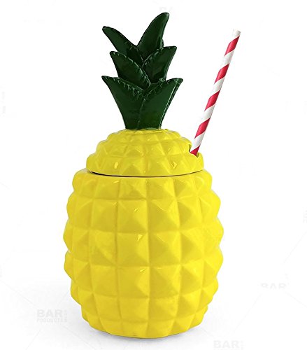 Ceramic Tiki Pineapple Cup - 20oz
