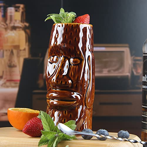 Hawaiian Tiki Mug Cocktail Set