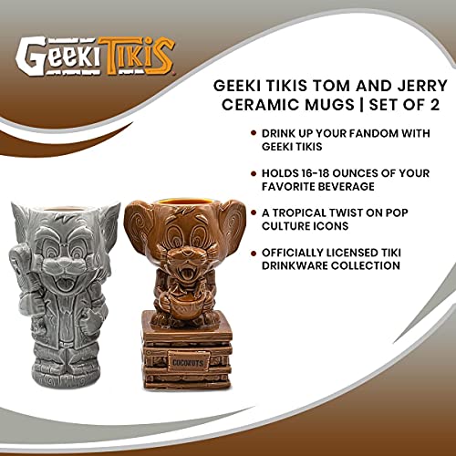 Tom and Jerry Geeki Tikis Set