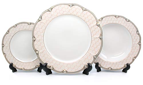 Vintage Gold Dinnerware Set 'Sandra