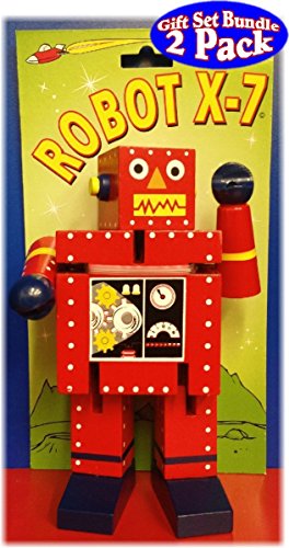 Bendable Robot X-7 Set - Red & Blue