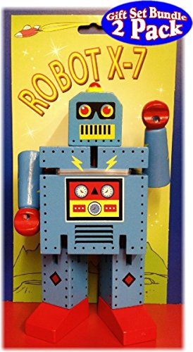 Bendable Robot X-7 Set - Red & Blue