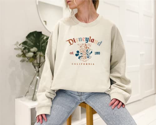Disneyland Est. 1955 Sweatshirt with Mickey & Friends
