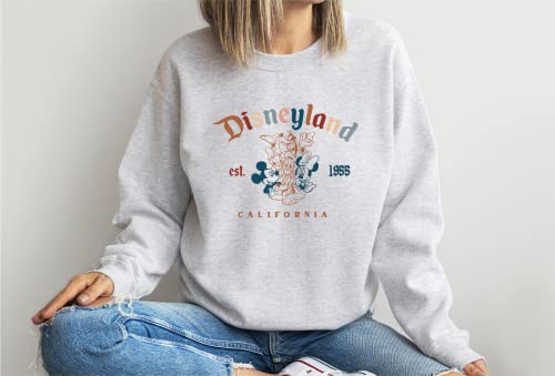 Disneyland Est. 1955 Sweatshirt with Mickey & Friends