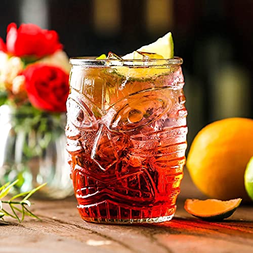 Hawaiian Style Bar Glasses - 6 Pack
