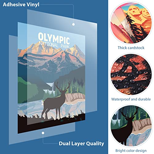 National Park Poster Set: 9 Pieces