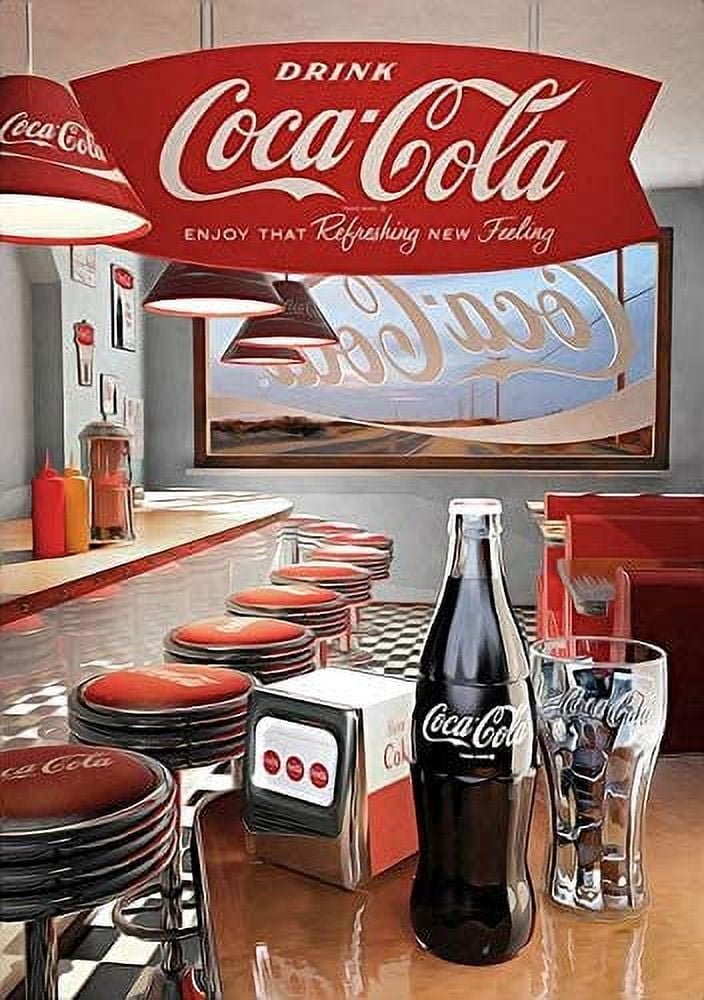 Vintage Coca-Cola Tin Sign for Home & Bar