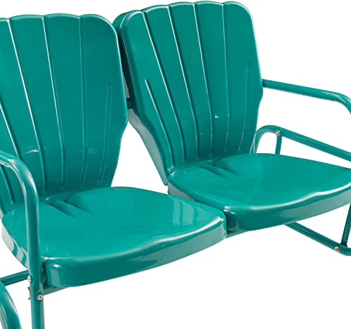 Turquoise Retro 4-Piece Outdoor Conversation Set