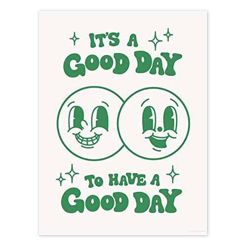 Vintage Good Day Poster, 12x16 inch