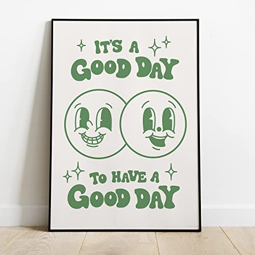 Vintage Good Day Poster, 12x16 inch