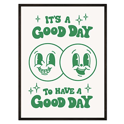 Vintage Good Day Poster, 12x16 inch