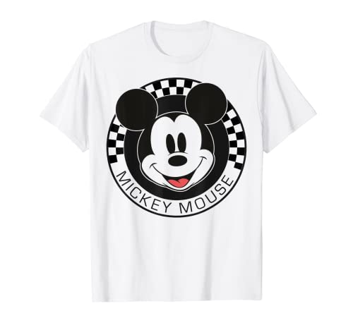 Mickey Mouse Checkerboard Circle Tee