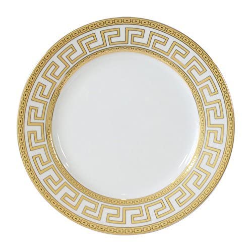 Vintage Greek Key Gold Dinnerware Set - 60 pieces