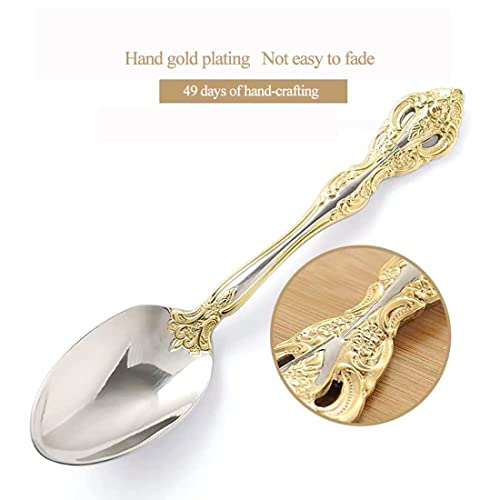 Michelangelo Golden Flatware Set for 8