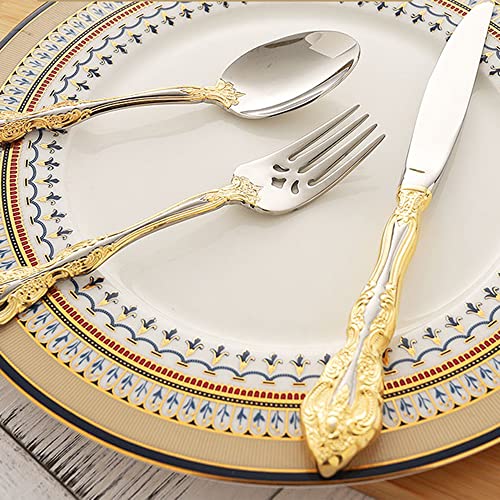 Michelangelo Golden Flatware Set for 8