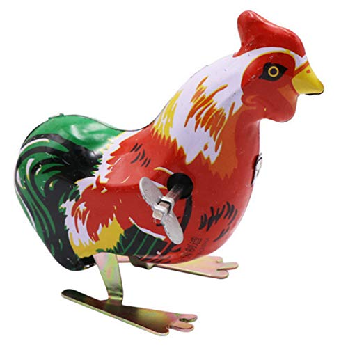 Retro Spring Wind-Up Animal Toy Set