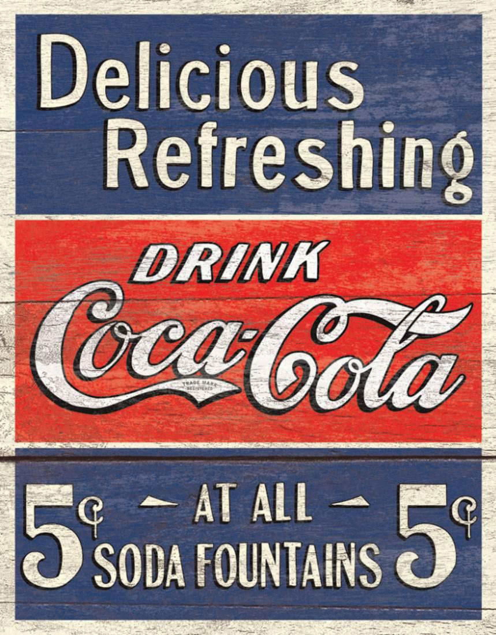 Vintage COKE Tin Sign 12x16