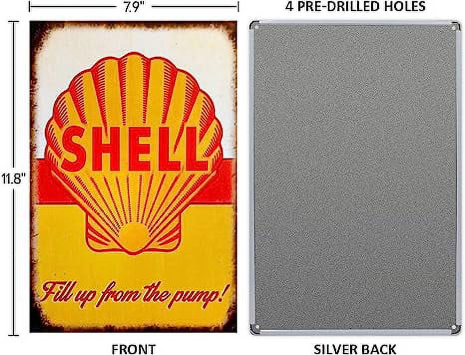 Vintage FlowerBeads Tin Signs - Set of 5