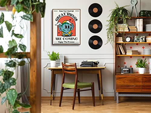 Retro Inspirational Wall Art for Teen Room