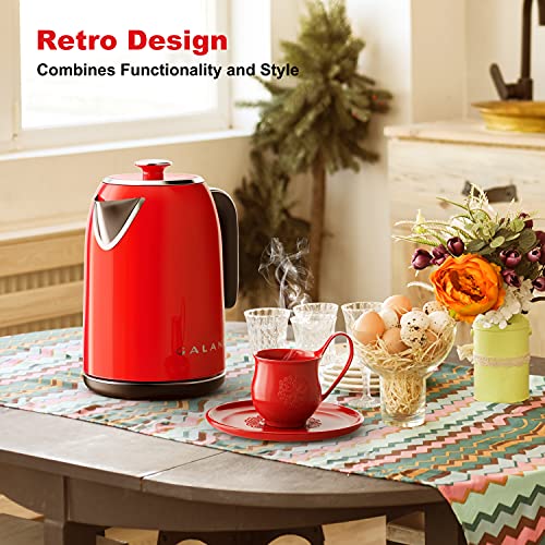Retro Red Electric Kettle – 1.7L