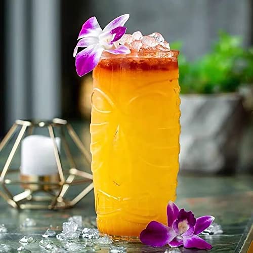 6 Pack Tiki Glasses for Exotic Cocktails