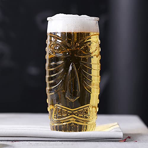 6 Pack Tiki Glasses for Exotic Cocktails
