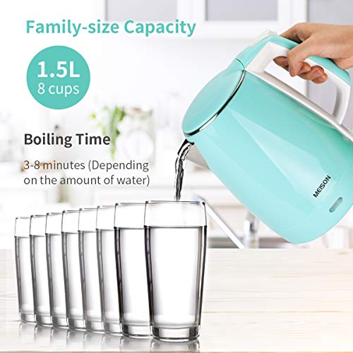 Retro Electric Kettle with Double Wall- 1.5L