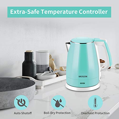 Retro Electric Kettle with Double Wall- 1.5L