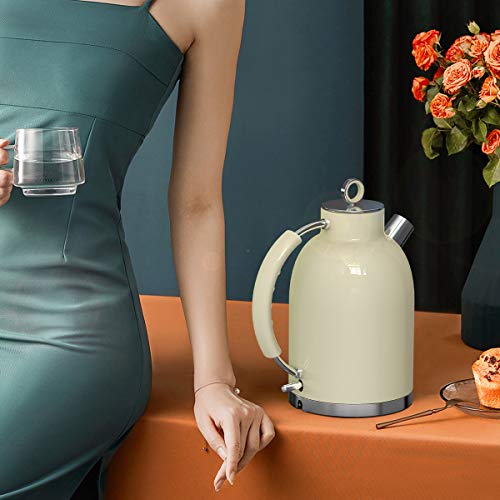 Retro ASCOT Stainless Steel Electric Kettle