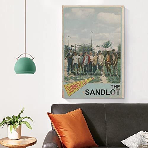 Sandlot Movie Poster for Retro Room Decor