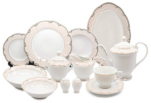 Vintage Gold Dinnerware Set 'Sandra