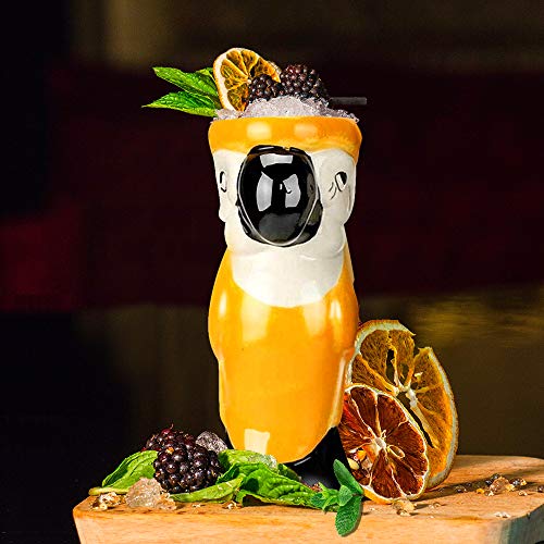 Ceramic Tiki Mugs Set of 8