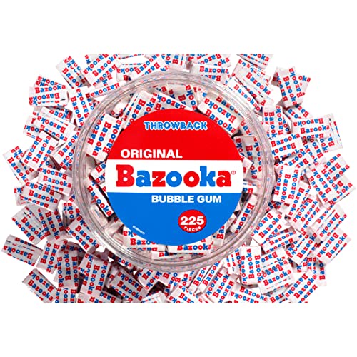 Bazooka Bubble Gum Tub - 225 Count
