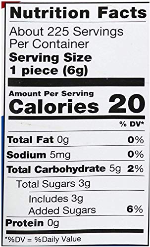Bazooka Bubble Gum Tub - 225 Count