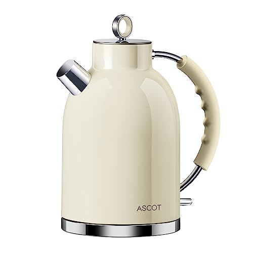 Retro ASCOT Stainless Steel Electric Kettle