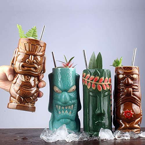 Exotic Tiki Cocktail Mug Set (Set A)