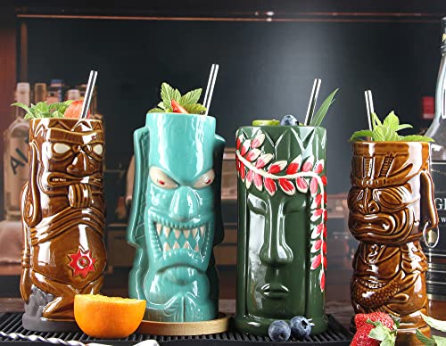 Exotic Tiki Cocktail Mug Set (Set A)