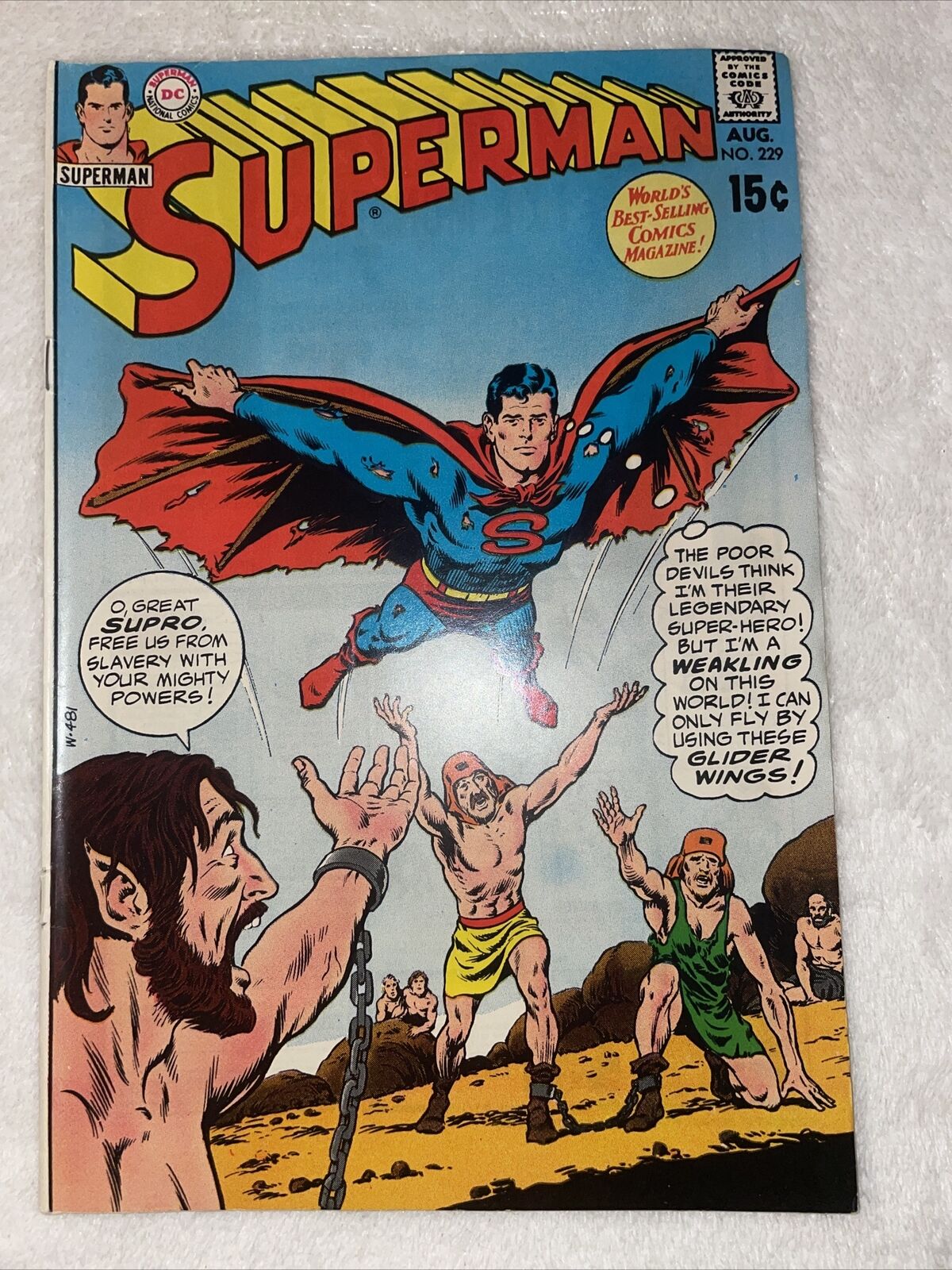VINTAGE Superman #229 (1970, DC Comics)
