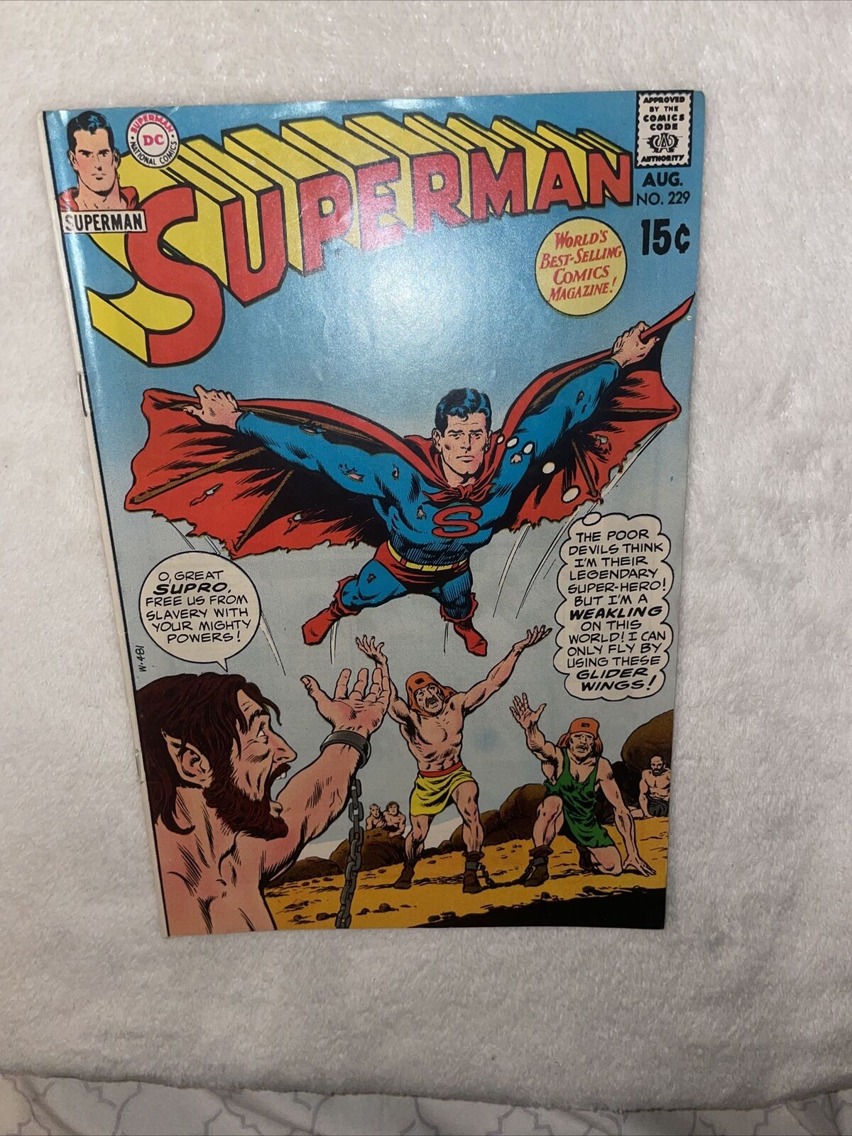 VINTAGE Superman #229 (1970, DC Comics)