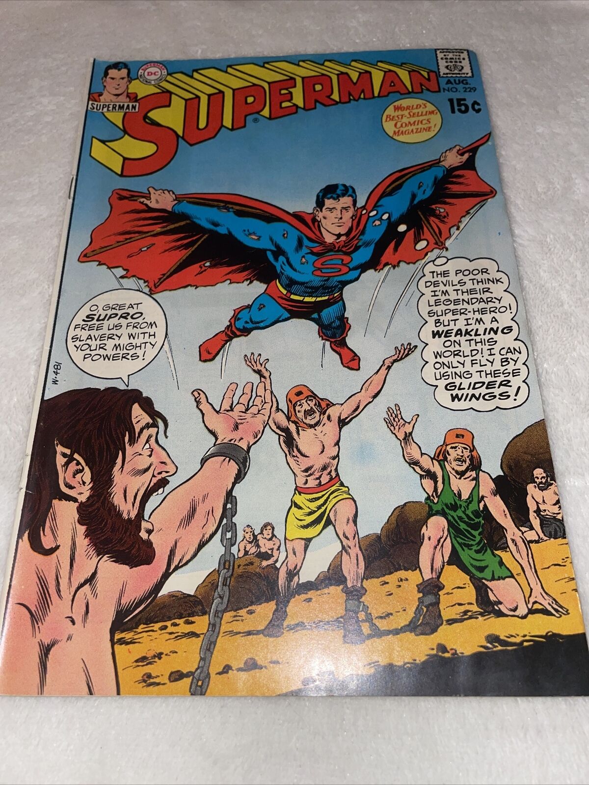 VINTAGE Superman #229 (1970, DC Comics)