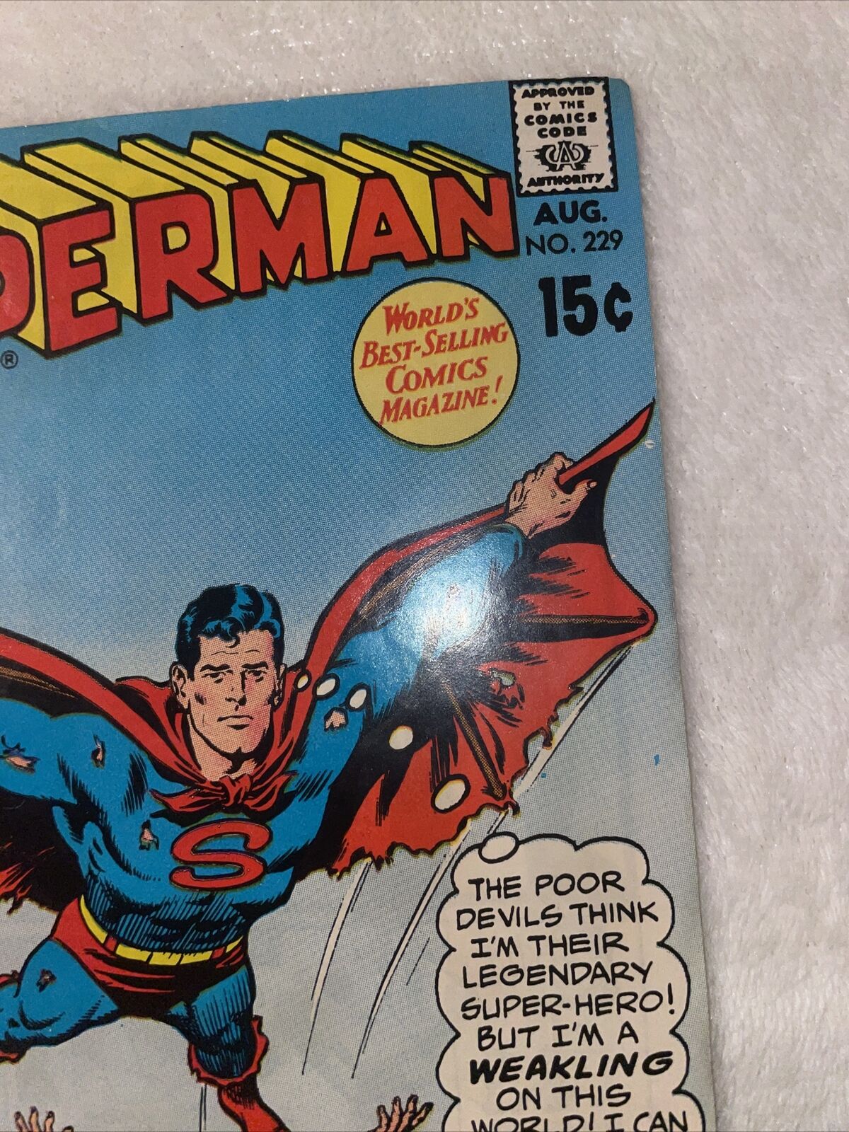 VINTAGE Superman #229 (1970, DC Comics)