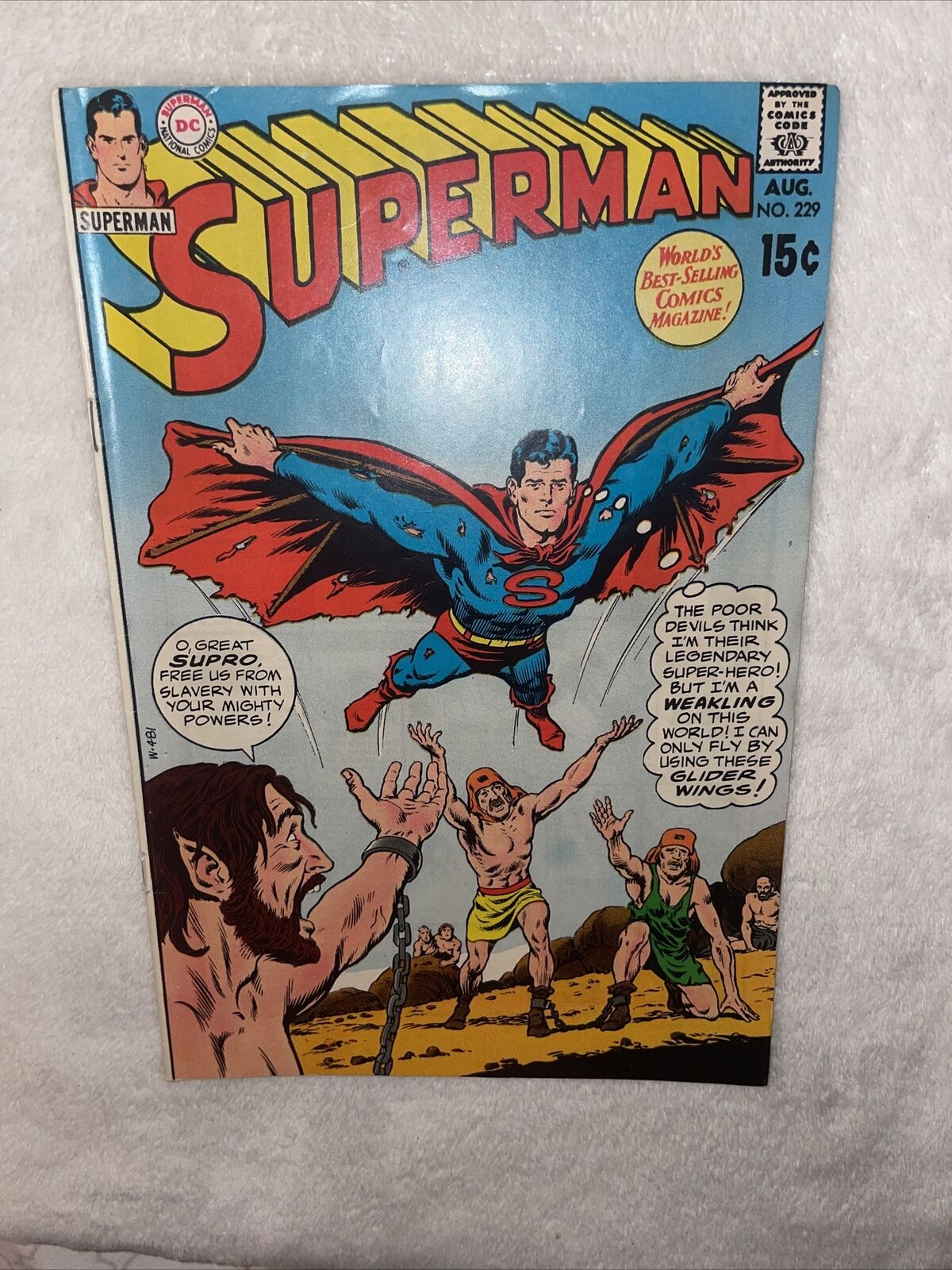 VINTAGE Superman #229 (1970, DC Comics)